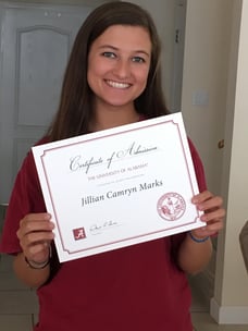 Jill accepted to UA.jpg