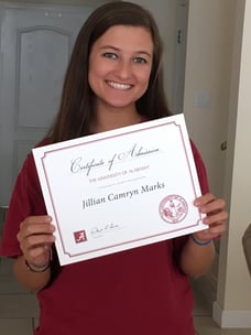 Jill accepted to UA.jpg