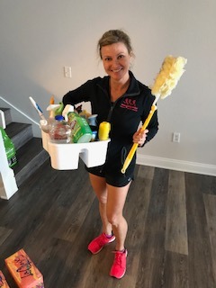 Kristen Marks cleans her house1