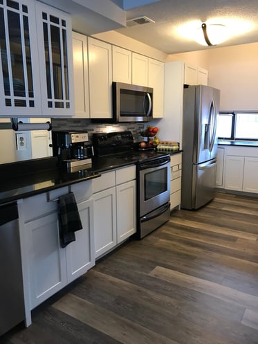 Newly remodeled kitchen