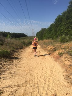 Running the trails with Team My Pink Lawyer