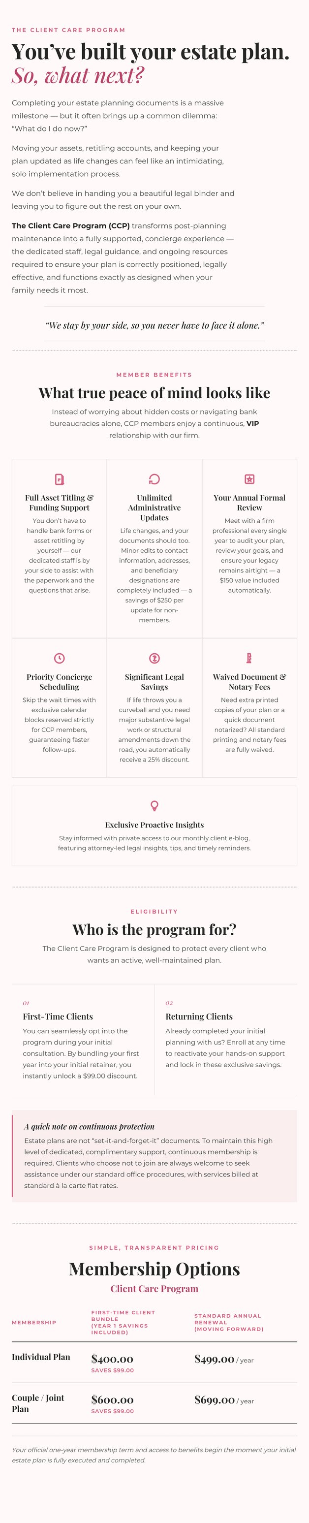 Client Care Program