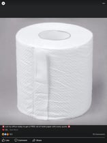 toilet paper roll free gift with purchase