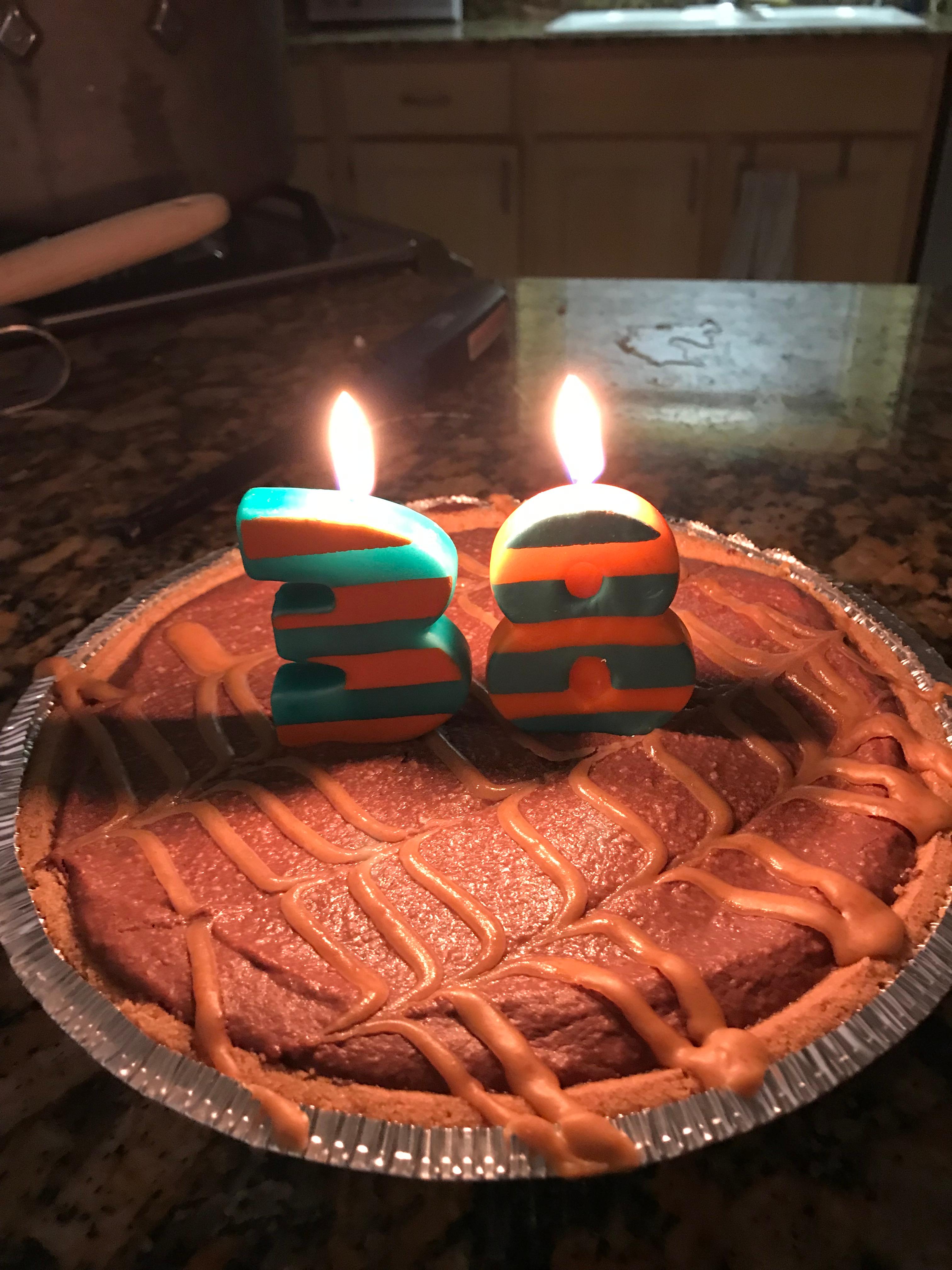 Birthday pie